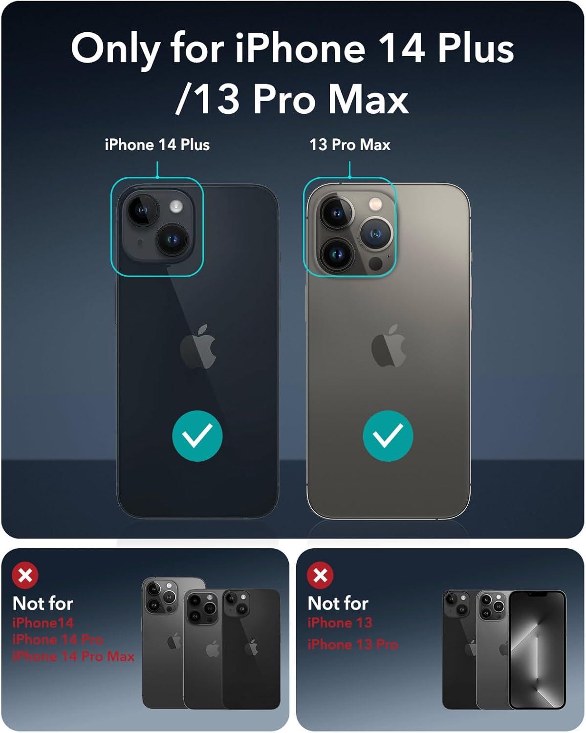 imageESR 3 Pack for iPhone 14 Pro Max Screen Protector 9H Hardness Military Grade Shatterproof Tempered Glass Film with Flawless Fit Tray3 Pack with Flawless Fit Tray