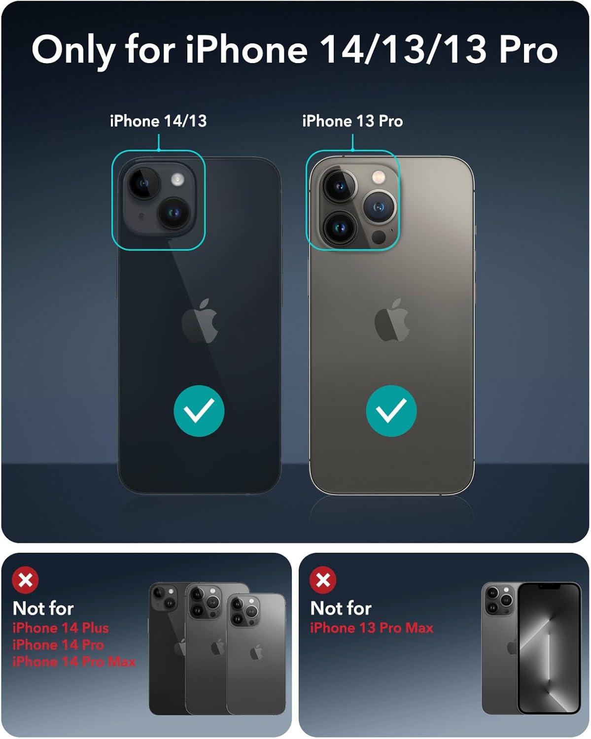 imageESR 3 Pack for iPhone 14 Pro Max Screen Protector 9H Hardness Military Grade Shatterproof Tempered Glass Film with Flawless Fit Tray3 Pack with Flawless Fit Tray
