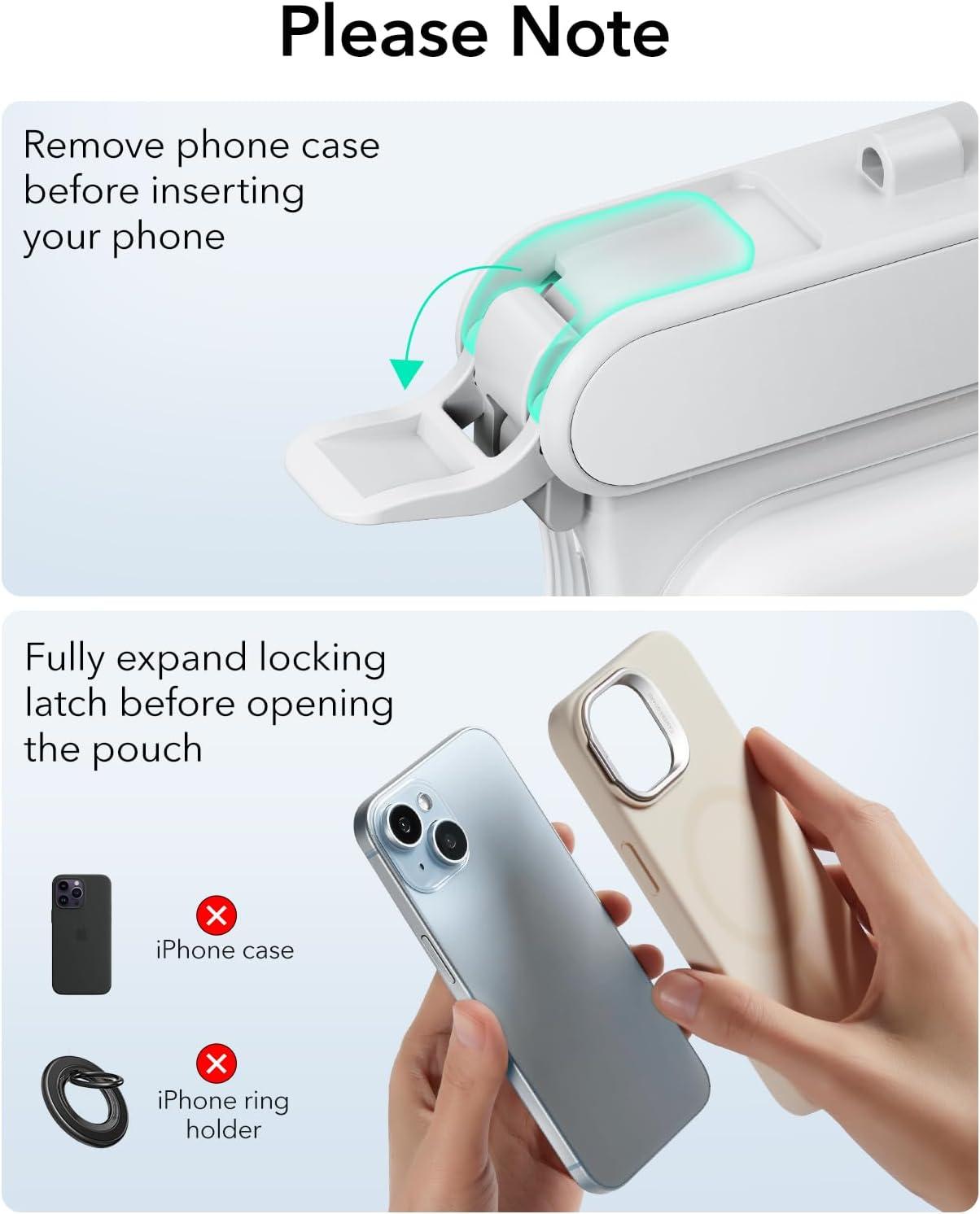 imageESR Waterproof Phone Pouch for iPhone 1314 15 Underwater Touch Sensitivity IPX8 Floating Waterproof Cellphone Case with Lanyard Dry Bag for Snorkeling BlackClear