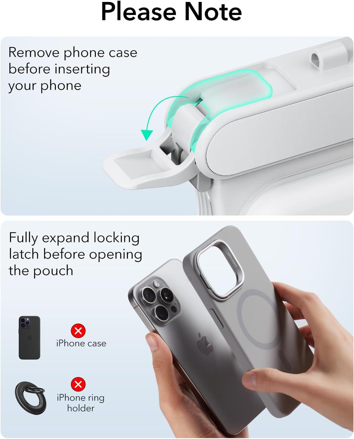 imageESR Waterproof Phone Pouch for iPhone 1314 15 Underwater Touch Sensitivity IPX8 Floating Waterproof Cellphone Case with Lanyard Dry Bag for Snorkeling BlackClear