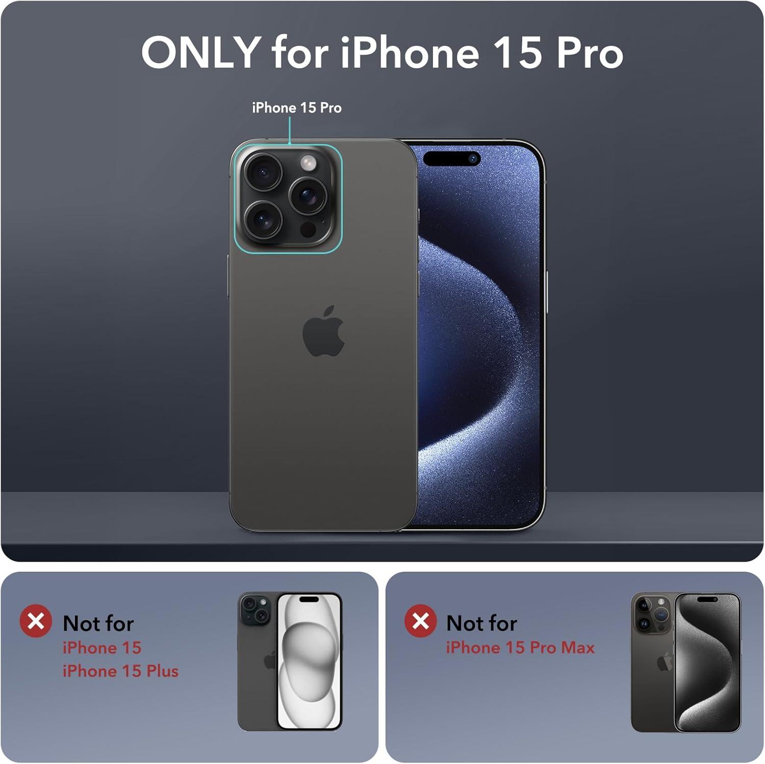 imageESR for iPhone 15 Case with Stand Compatible with MagSafe FullBody MilitaryGrade Drop Proof Case with Builtin 9H Tempered Glass Screen Protector Armor Series Clear Dark BlueClear Dark Blue Stand