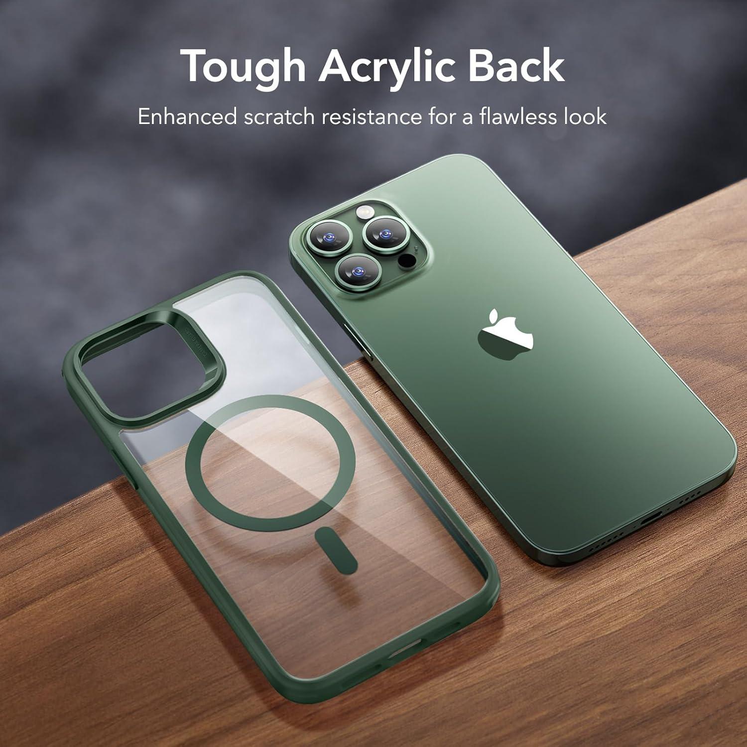 imageESR for iPhone Air Case Camera Control Compatible with MagSafe Shockproof MilitaryGrade Protection Magnetic Phone Case for iPhone 17 Air Case ClearBClear Green