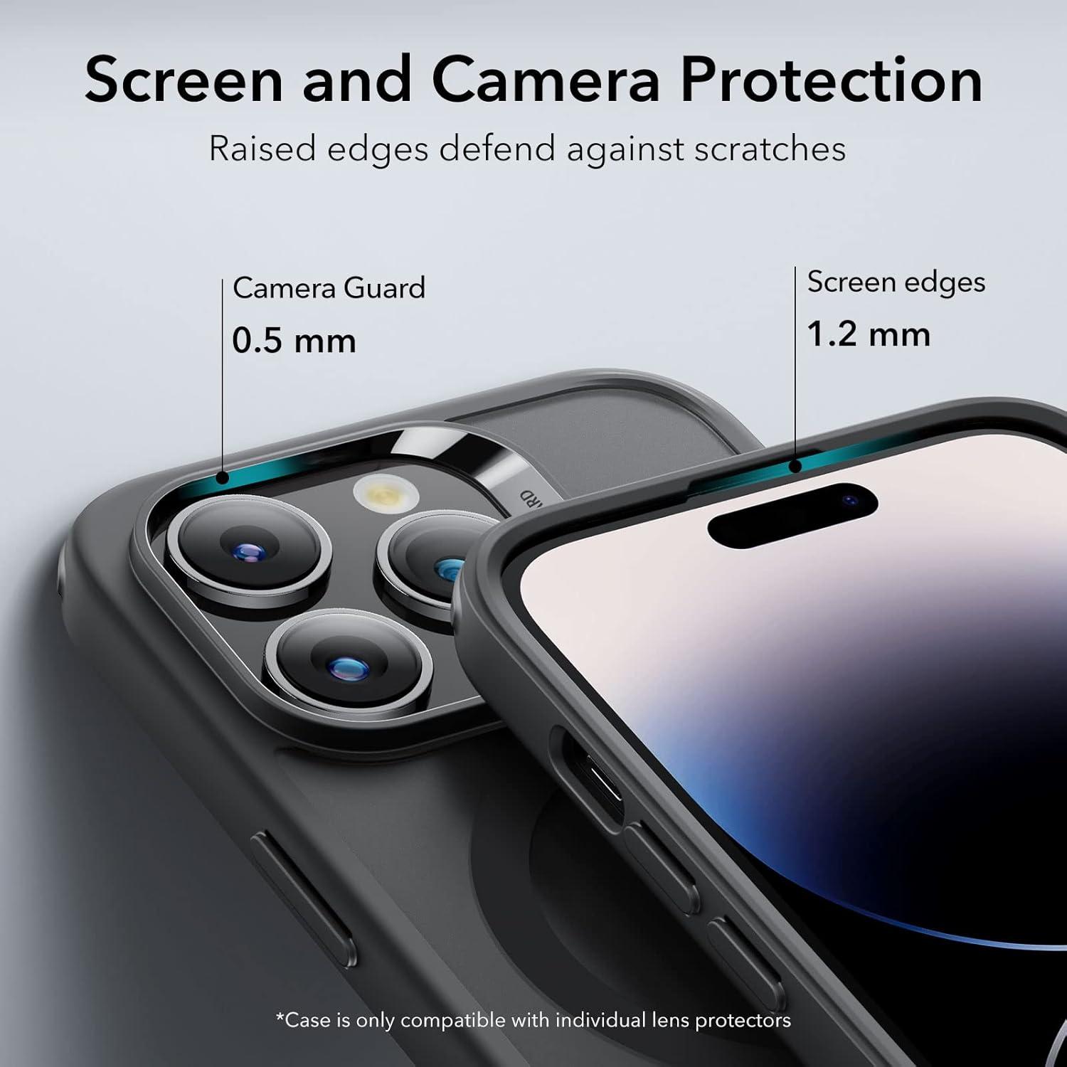 imageESR for iPhone Air Case Camera Control Compatible with MagSafe Shockproof MilitaryGrade Protection Magnetic Phone Case for iPhone 17 Air Case ClearCFrosted Black