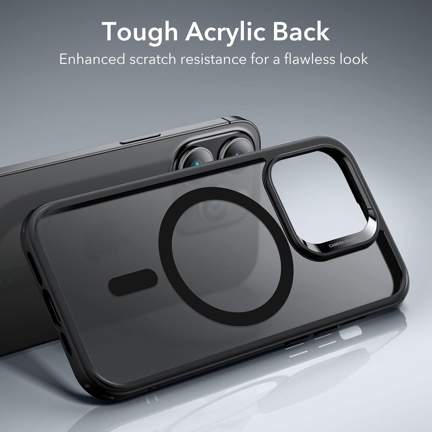 imageESR for iPhone Air Case Camera Control Compatible with MagSafe Shockproof MilitaryGrade Protection Magnetic Phone Case for iPhone 17 Air Case ClearCFrosted Black