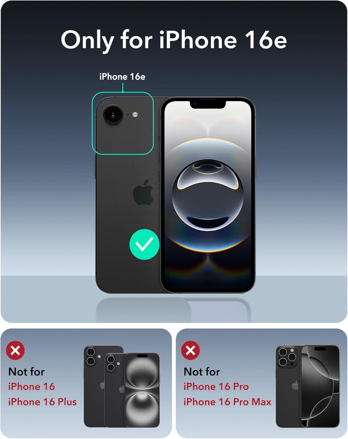 imageESR for iPhone Air Case Camera Control Compatible with MagSafe Shockproof MilitaryGrade Protection Magnetic Phone Case for iPhone 17 Air Case ClearCFrosted Black