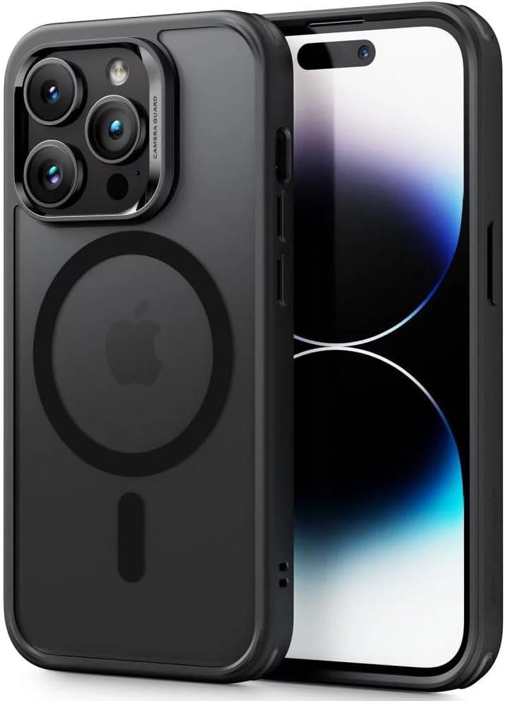 imageESR for iPhone Air Case Camera Control Compatible with MagSafe Shockproof MilitaryGrade Protection Magnetic Phone Case for iPhone 17 Air Case ClearCFrosted Black