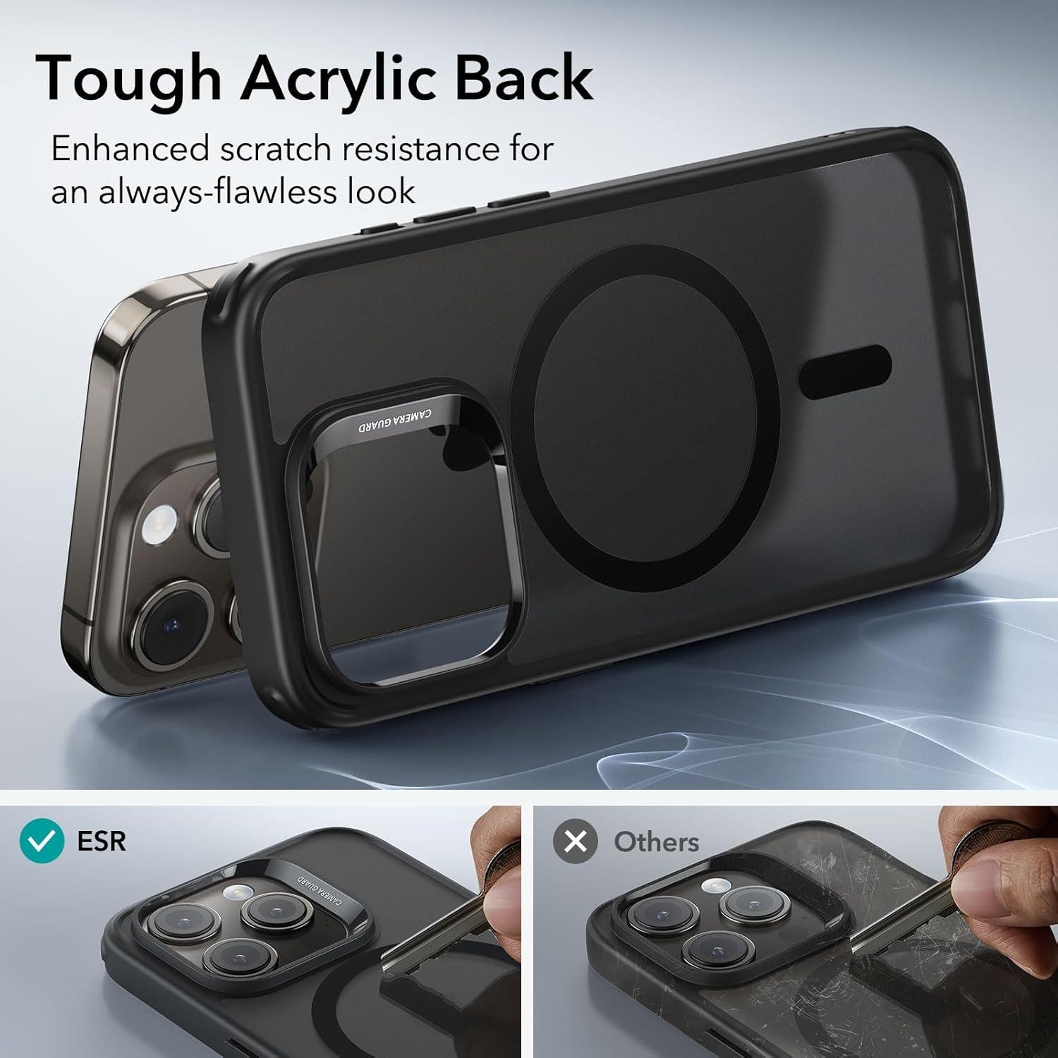 imageESR for iPhone Air Case Camera Control Compatible with MagSafe Shockproof MilitaryGrade Protection Magnetic Phone Case for iPhone 17 Air Case ClearCFrosted Black