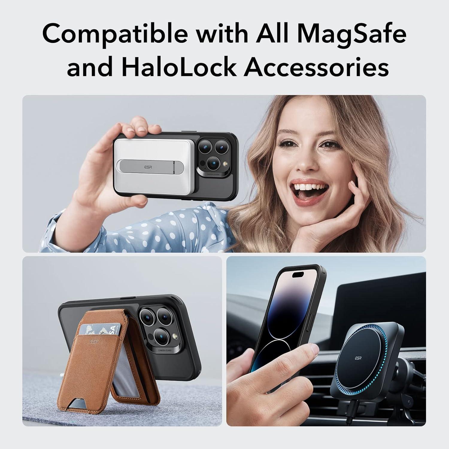 imageESR for iPhone Air Case Camera Control Compatible with MagSafe Shockproof MilitaryGrade Protection Magnetic Phone Case for iPhone 17 Air Case ClearCFrosted Black