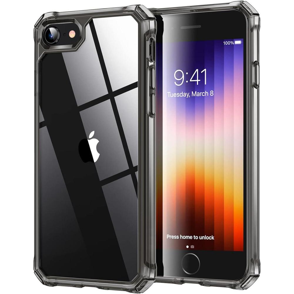 imageESR for iPhone 17 Pro Max Case with Stash Stand 7X MilitaryGrade Drop Protection with Camera Control ShockAbsorbing Phone Rugged Cover Compatible with MagSafe Accessories Cyber Series BlackClear Black