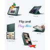 ESR for iPad Air 11 Inch Case M3/M2 (2025/2024), iPad Air 5th/4th Gen (2022/2020), Vertical Stand Cover, Multi Stand Angles, Ultra-Stable Case with Pencil Holder, Flip Series, Purple(Green)
