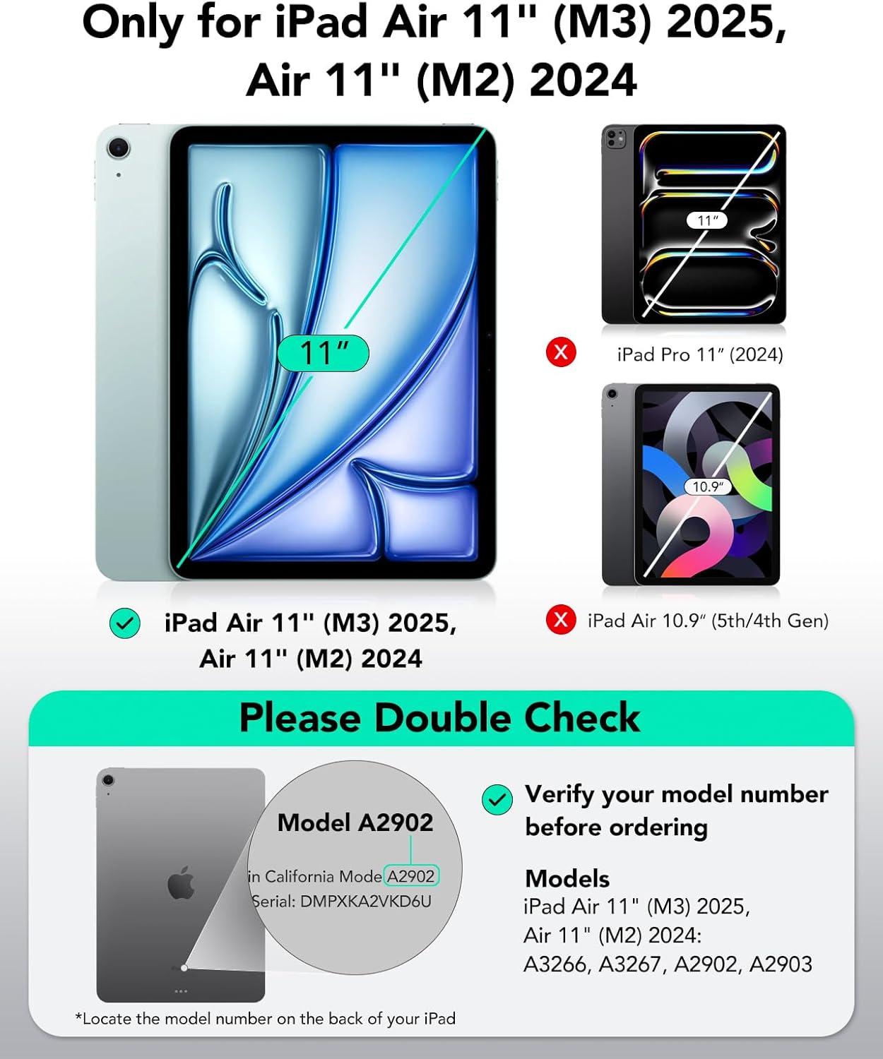 imageESR 2 Pack Screen Protector for iPad Pro 13 Inch M5M4 20252024 Tempered Glass Film with Easy Application Tray Scratch Resistant HD Clarity2 Pack with Flawless Fit Tray Classic
