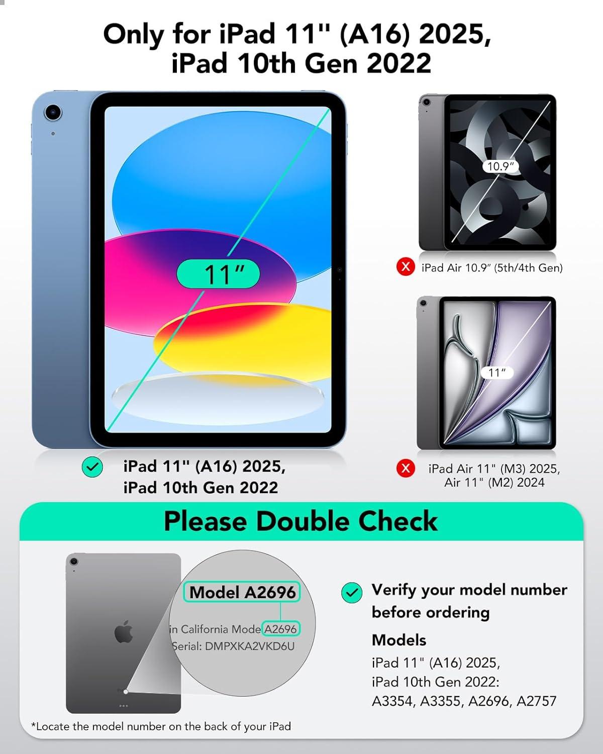 imageESR 2 Pack Screen Protector for iPad Pro 13 Inch M5M4 20252024 Tempered Glass Film with Easy Application Tray Scratch Resistant HD Clarity2 Pack with Flawless Fit Tray Classic