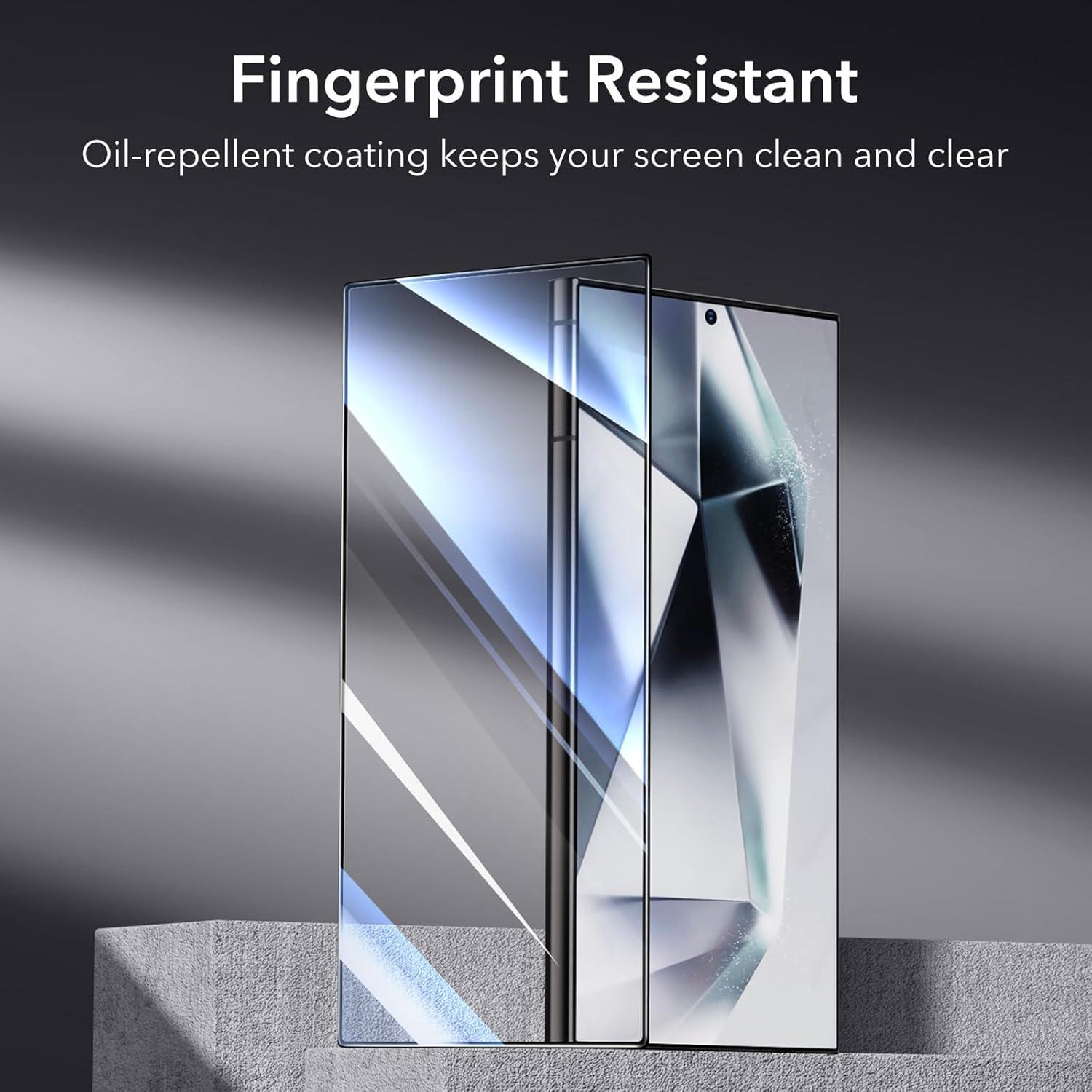 imageESR for Samsung Galaxy S24 Ultra Screen Protector 2 Pack Tempered Glass with Easy Installation Frame for Samsung Galaxy S24 Ultra MilitaryGrade Protection Ultra Tough Scratch Resistant