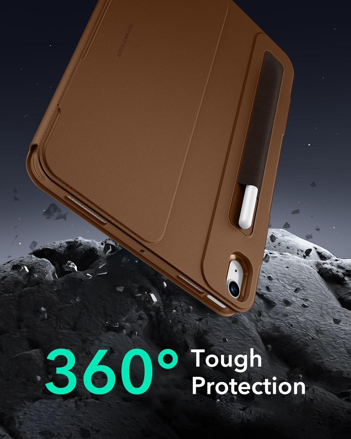 imageESR for iPad Air 13 Inch Case 20252024 M3M2 Removable Magnetic Cover Adjustable PortraitLandscape Stand with Raised Screen View 9 Standing Angles Shift Series BrownBrown