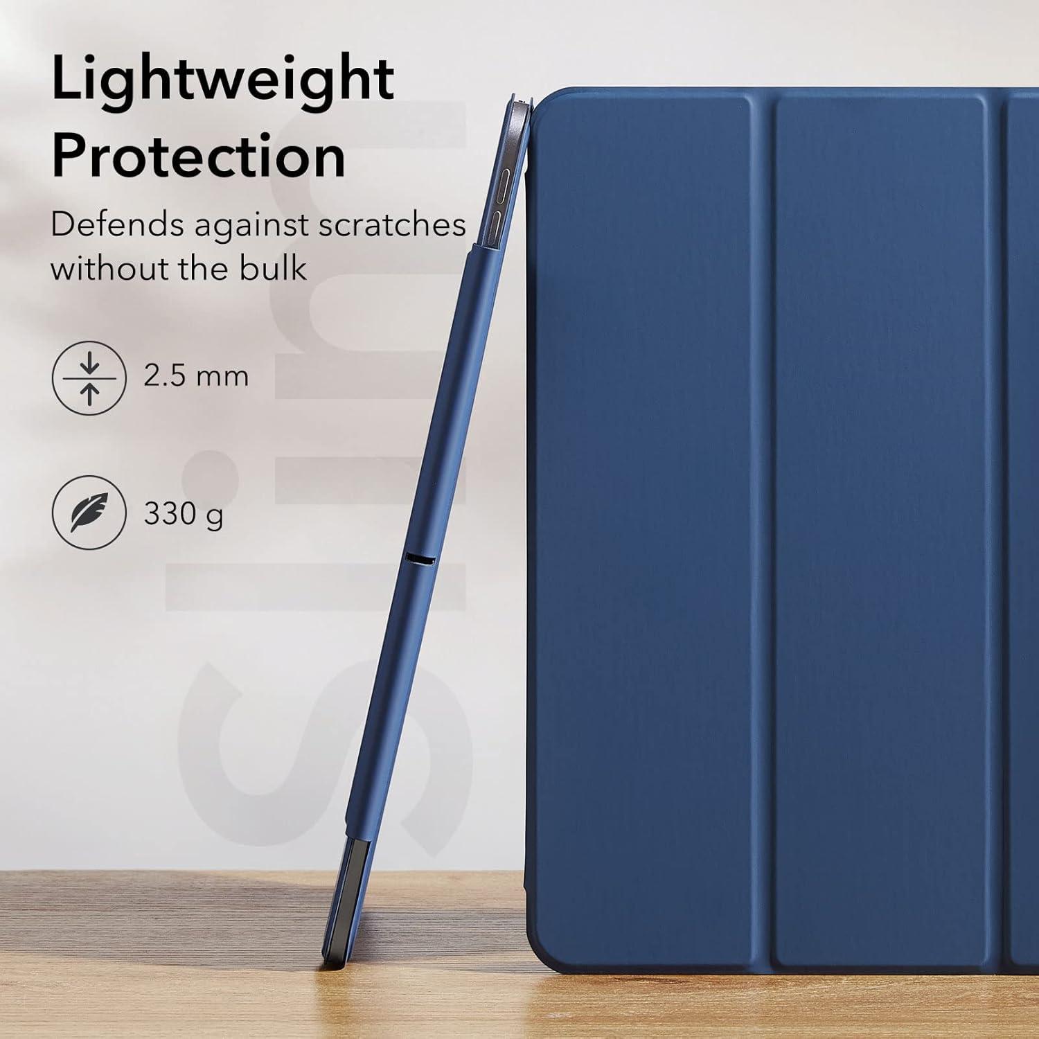imageESR for iPad Pro 13 Inch Case M5M4 20252024 Powerful Magnetic Attachment Slim Trifold Stand Case Supports Pencil Pro amp PencilUSBC Auto WakeSleep Rebound Series GreenNavy Blue