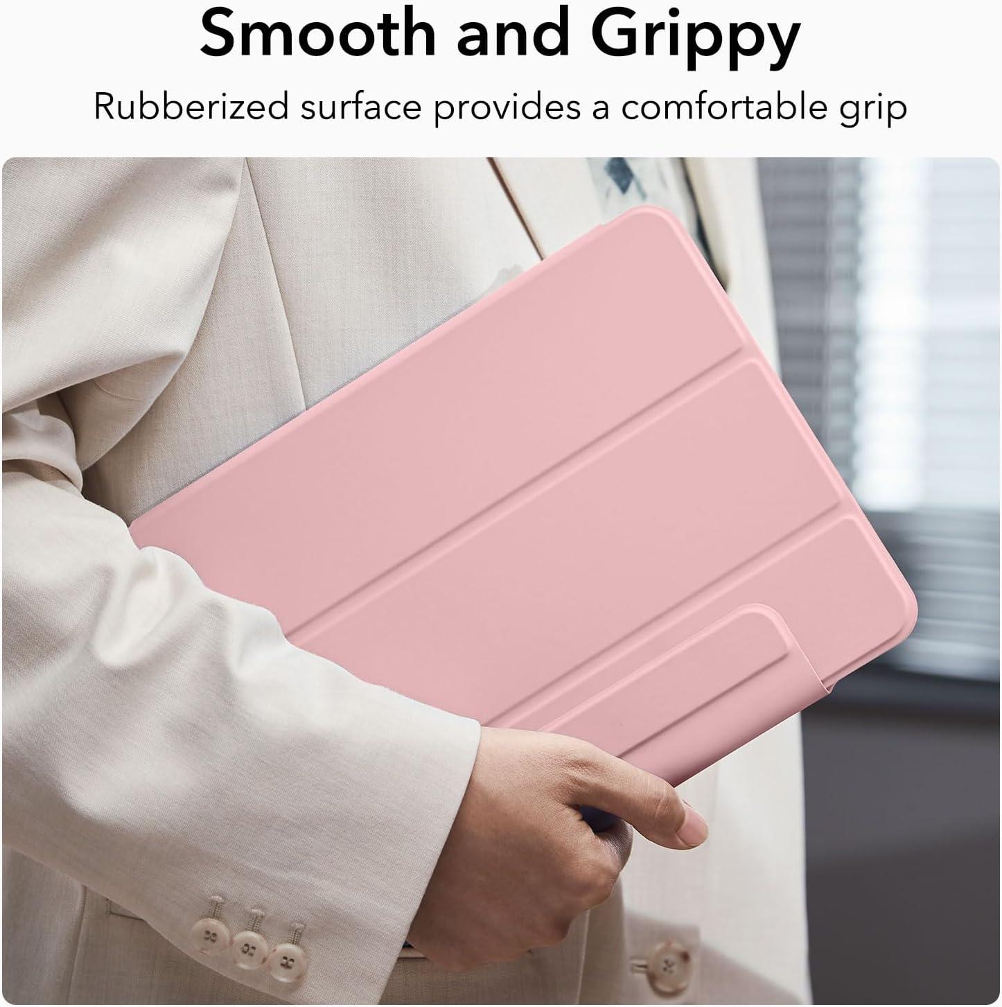 imageESR for iPad Pro 13 Inch Case M5M4 20252024 Powerful Magnetic Attachment Slim Trifold Stand Case Supports Pencil Pro amp PencilUSBC Auto WakeSleep Rebound Series GreenPink