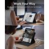 ESR iPad Keyboard Case for iPad Pro 12.9 inch (3rd, 4th, 5th, 6th Generation),Magnetic Detachable 12.9 inch ipad Pro Case with Keyboard, Adjustable Portrait/Landscape Mode, Light and Portable, Black