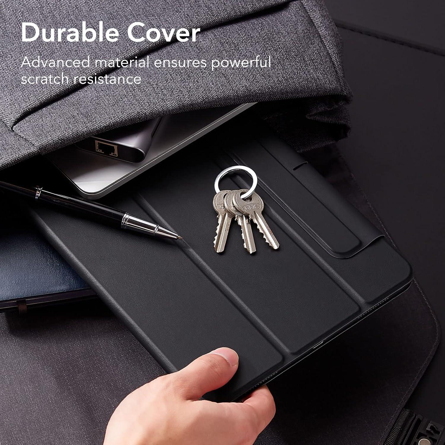 imageESR for iPad Pro 129 6th5th4th Gen iPad Air 13 Inch Case M3M2 20252024 Powerful Magnetic Attachment Slim Trifold Stand Case Supports Pencil Pro amp USBC Rebound Series Durable BlackDurable Black