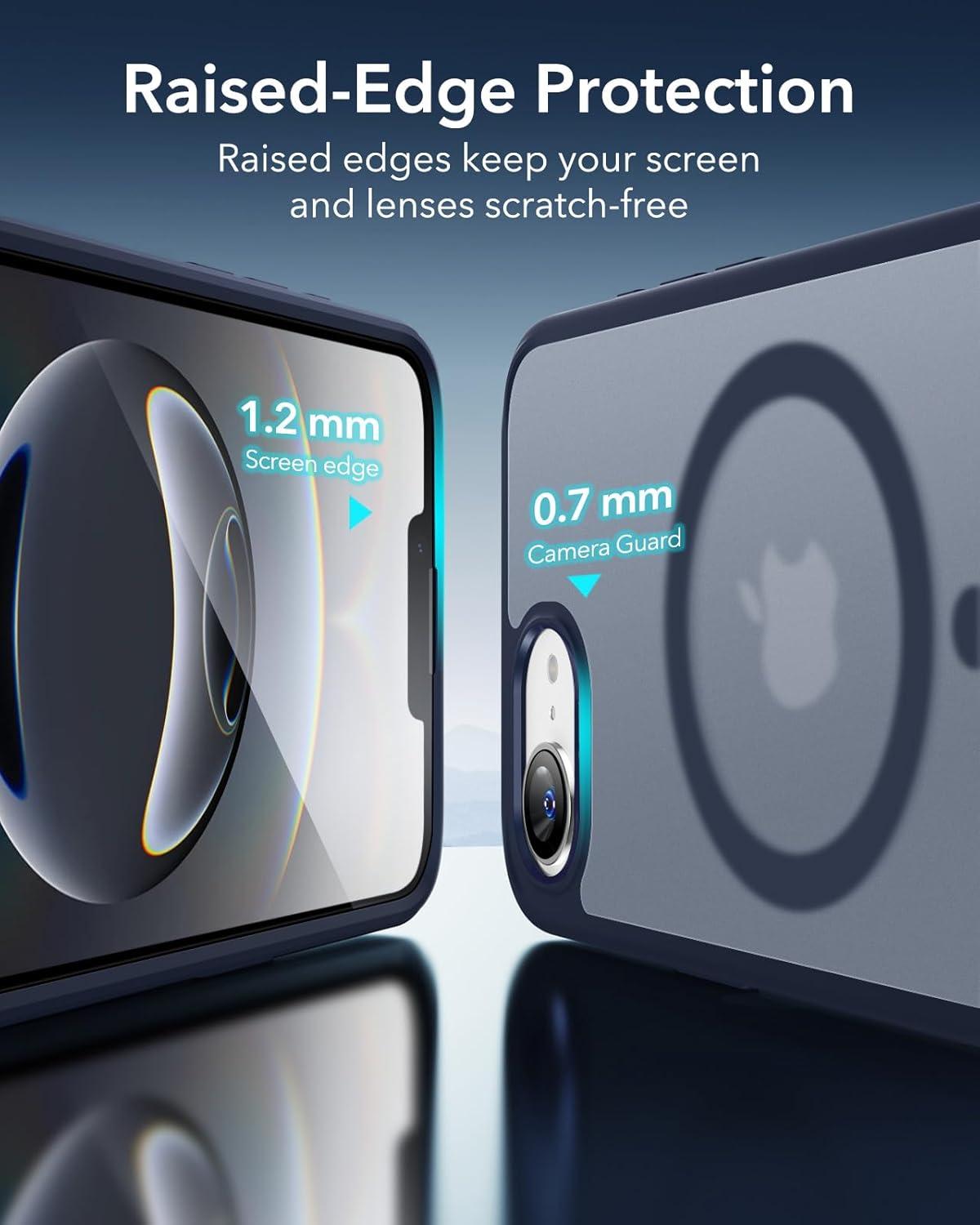 imageESR for iPhone 17 Pro Case Camera Control Compatible with MagSafe Shockproof MilitaryGrade Protection Magnetic Phone Case for iPhone 17 Pro Classic Hybrid Case Frosted BlueCFrosted Blue
