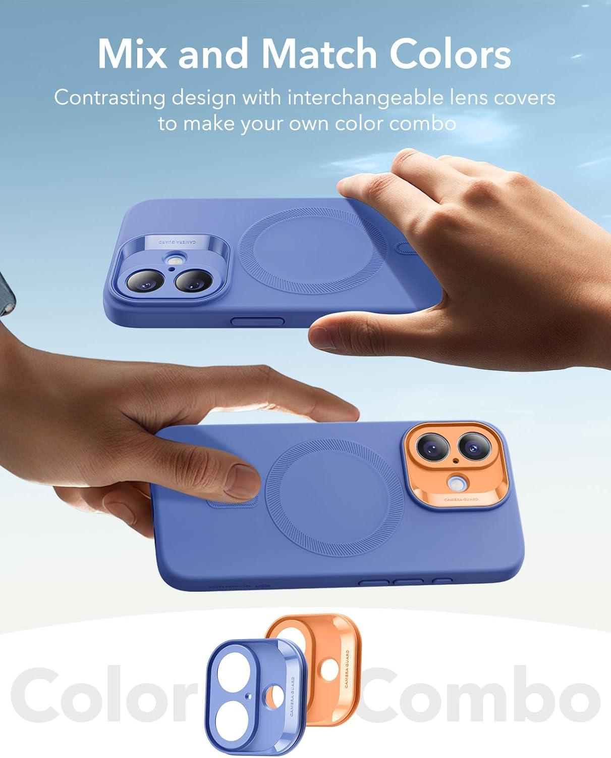 imageESR for iPhone 17 Pro Case Camera Control Compatible with MagSafe Shockproof MilitaryGrade Protection Magnetic Phone Case for iPhone 17 Pro Classic Hybrid Case Frosted BlueCUltramarine