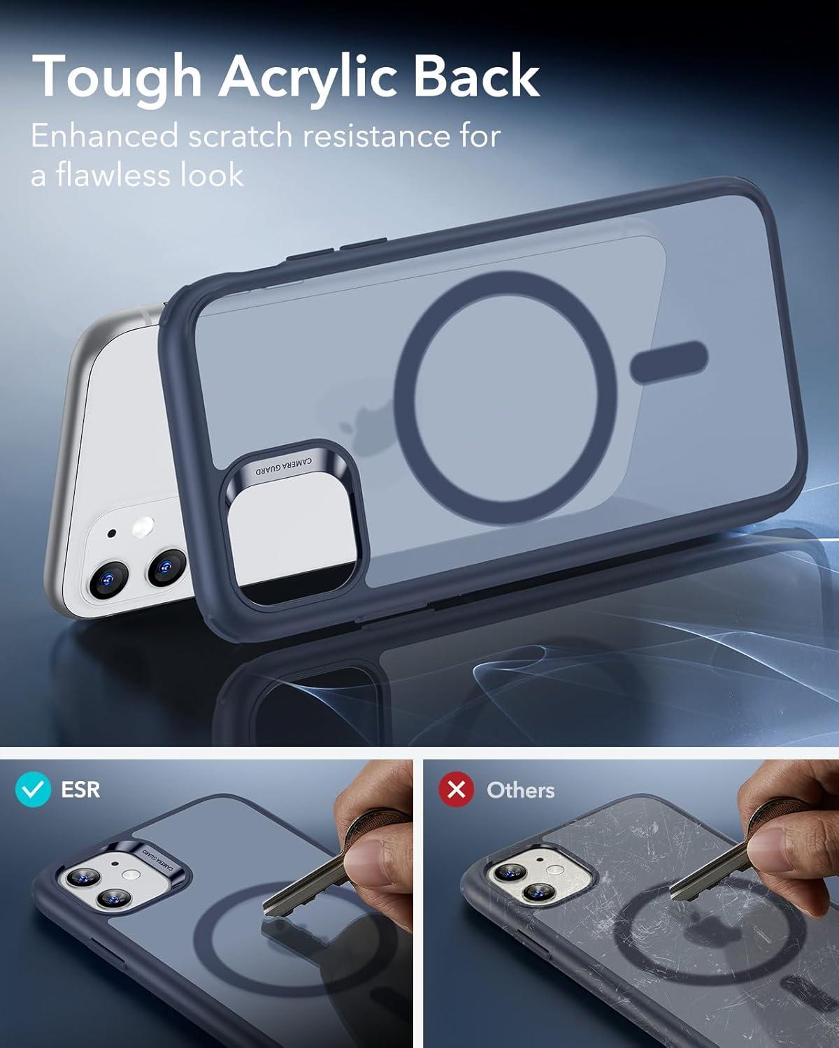 imageESR for iPhone 17 Pro Case Camera Control Compatible with MagSafe Shockproof MilitaryGrade Protection Magnetic Phone Case for iPhone 17 Pro Classic Hybrid Case Frosted BlueCFrosted Blue