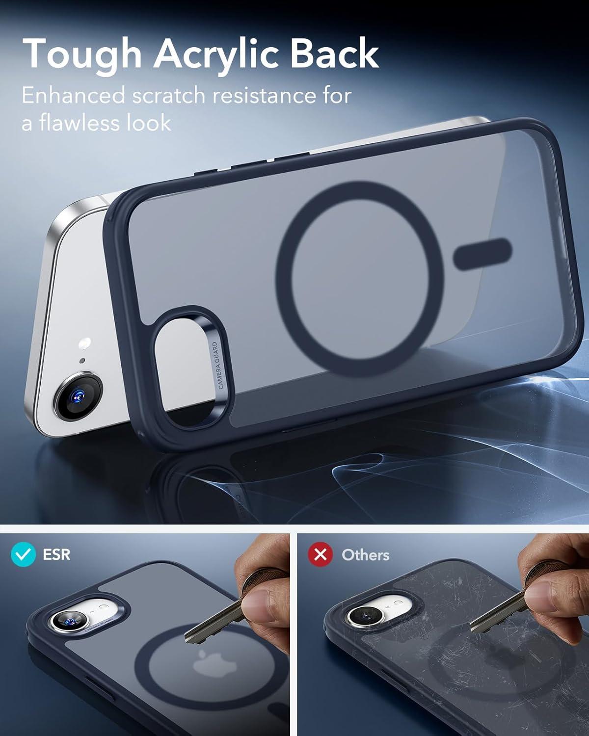 imageESR for iPhone 17 Pro Case Camera Control Compatible with MagSafe Shockproof MilitaryGrade Protection Magnetic Phone Case for iPhone 17 Pro Classic Hybrid Case Frosted BlueCFrosted Blue