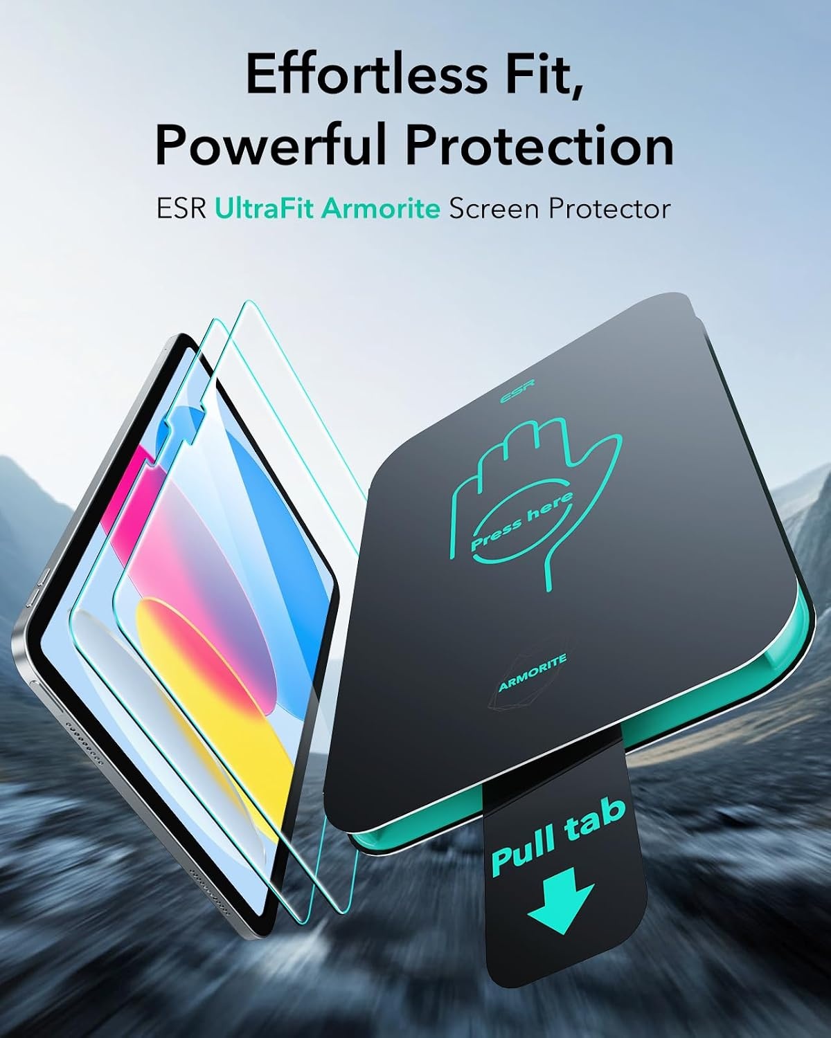 image:imageESR 2 Pack Armorite Screen Protector for iPad 11th10th Generation 11109 Inch A16A14 20252022Kids Case for iPad A16 11th10th Gen