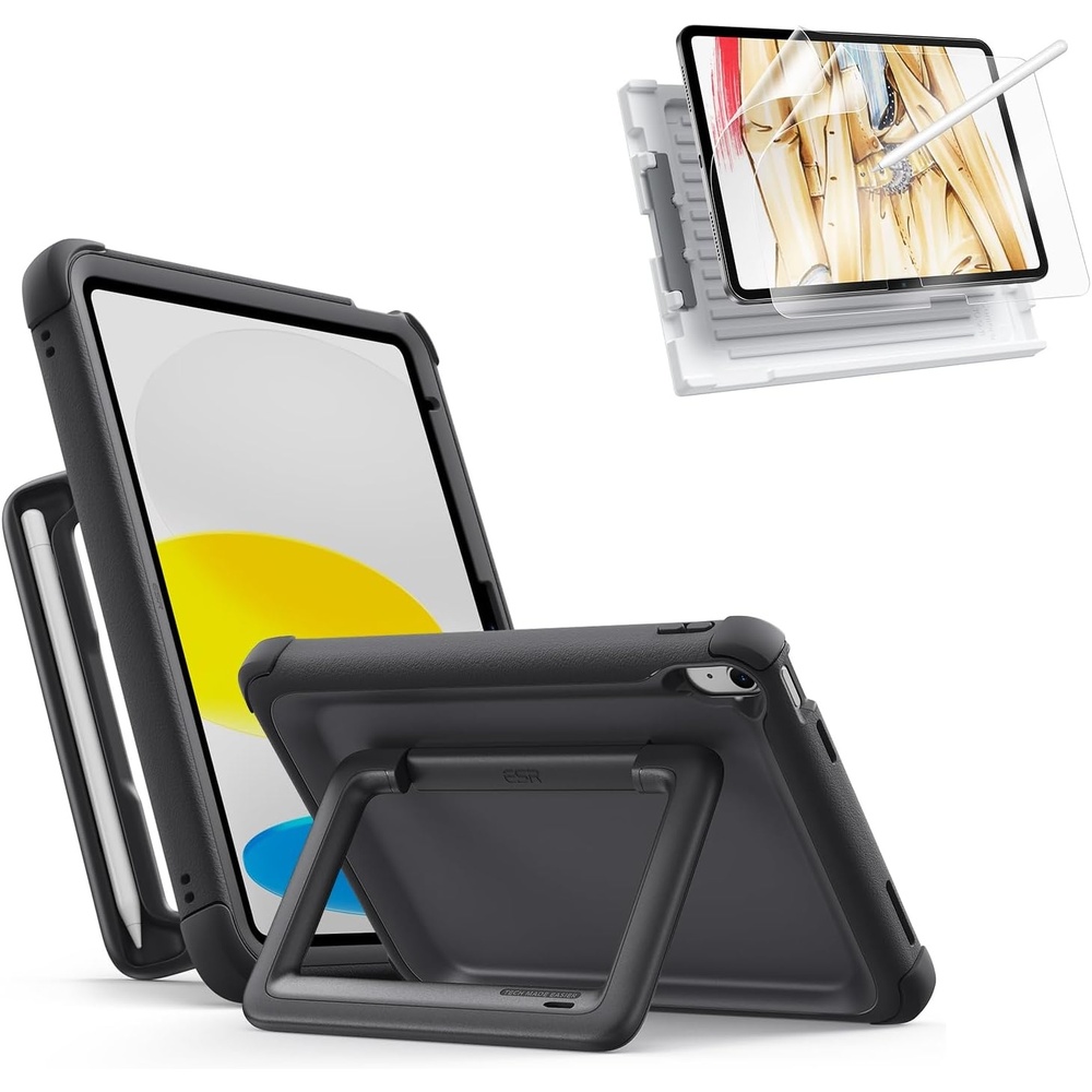 image:imageESR 2 Pack PaperFeel Screen Protector for iPad A16 11th10th 11109 InchKids Case for iPad A16 11th10th Gen