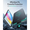 ESR 2 Pack Armorite Screen Protector for iPad A16 11th/10th (11/10.9 Inch)+Kids Case for iPad A16 11th/10th Gen Blue