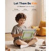 ESR +2 Pack Screen Protector for iPad A16 11th/10th (11/10.9 Inch), 9H Glass+Kids Case for iPad A16 11th/10th Gen Gray