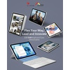 ESR for iPad Pro 13″ Case with Keyboard (M5/M4, 2025/2024), Magnetic Detachable Keyboard, Portrait/Landscape Modes, Large Click-Anywhere Trackpad, Backlit Keys, Shift Series, White(White)