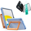 ESR +2 Pack Screen Protector for iPad A16 11th/10th (11/10.9 Inch), 9H Glass+Kids Case for iPad A16 11th/10th Gen Blue