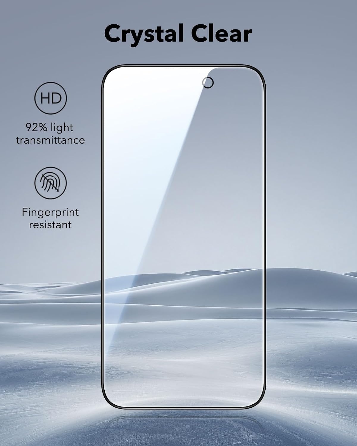 image:imageESR 3 Pack for iPhone 18 Pro Privacy Screen Protector ClassiciPhone 15 Pro 61 inch