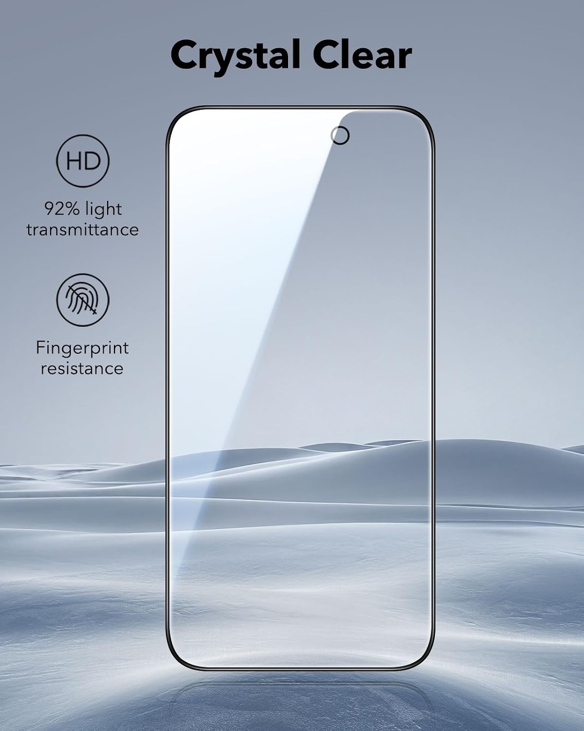 image:imageESR 3 Pack for iPhone 18 Pro Privacy Screen Protector ClassiciPhone 16 Pro 63 inch