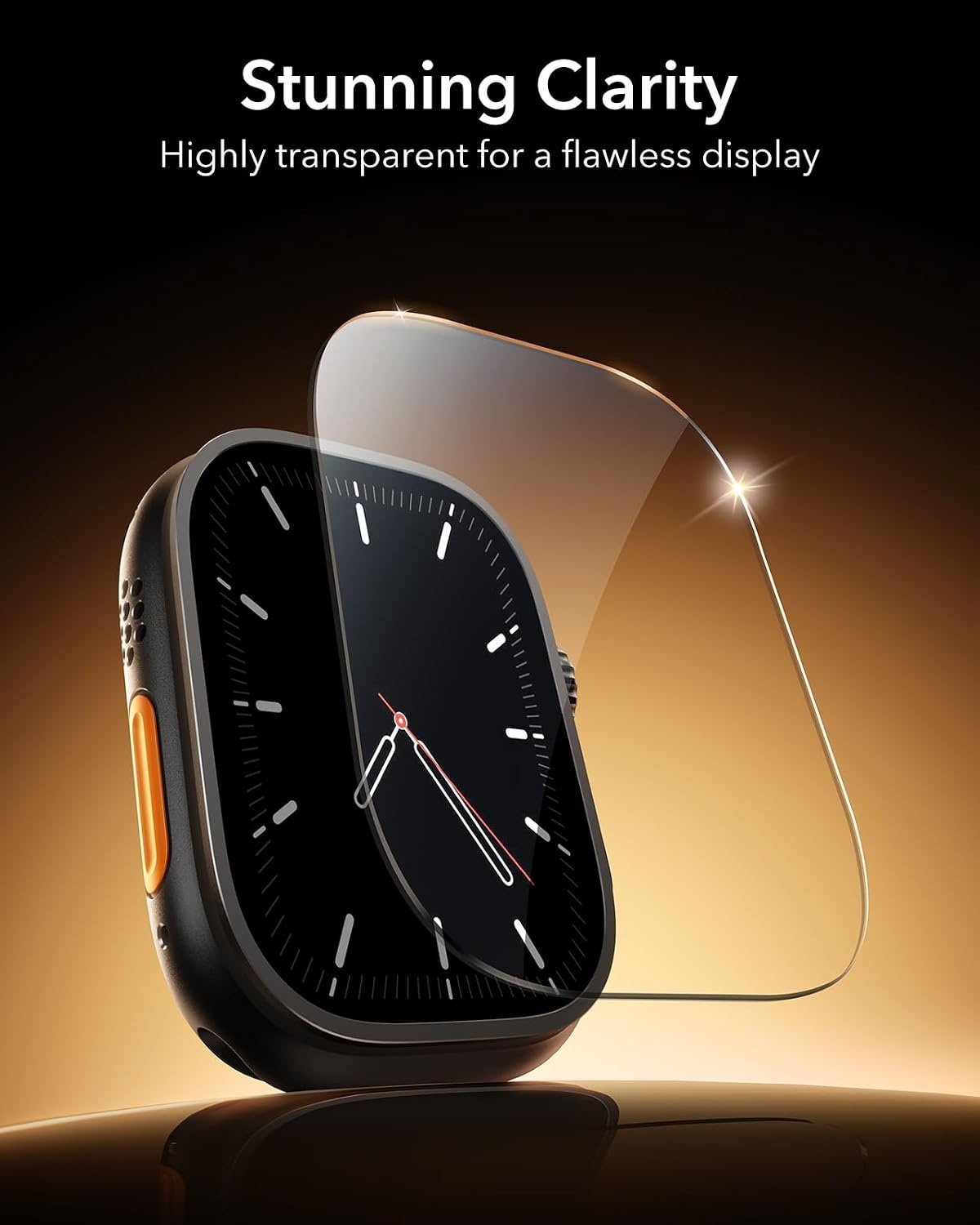image:imageESR Accessory Glass by Corning for Apple Watch Ultra 432Ultra Clear