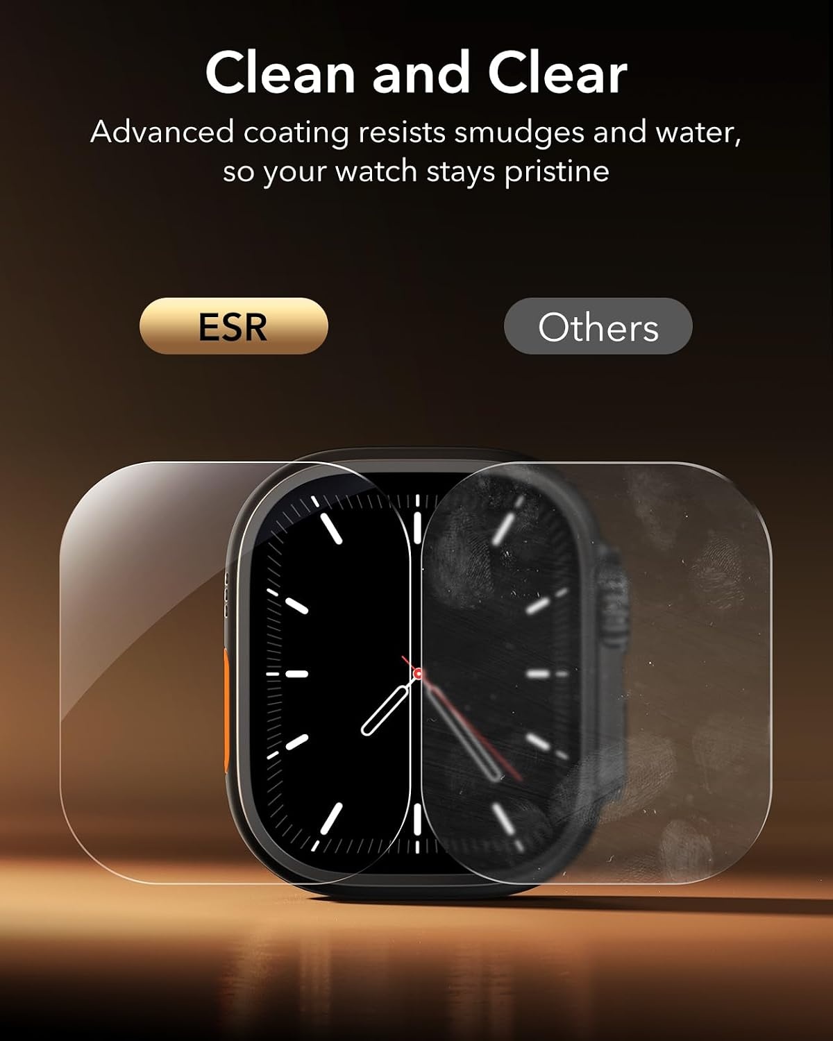 image:imageESR Accessory Glass by Corning for Apple Watch Ultra 432Ultra Clear