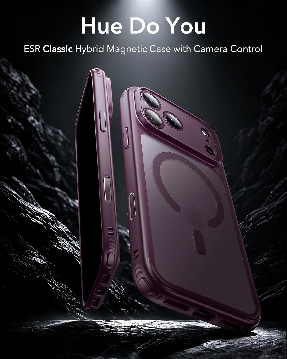 image:imageESR Classic Hybrid for iPhone 18 Pro Max17 Pro Max Case Frosted BurgundyFrosted Burgundy