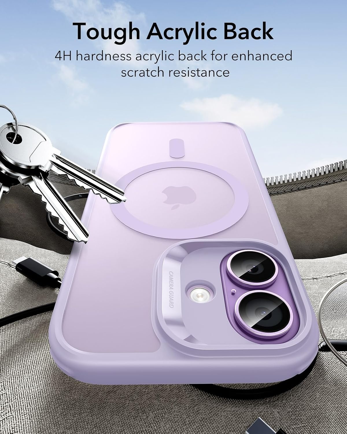 image:imageESR Classic Hybrid for iPhone 18 Pro Max17 Pro Max Case Frosted BurgundyFrosted Light Purple