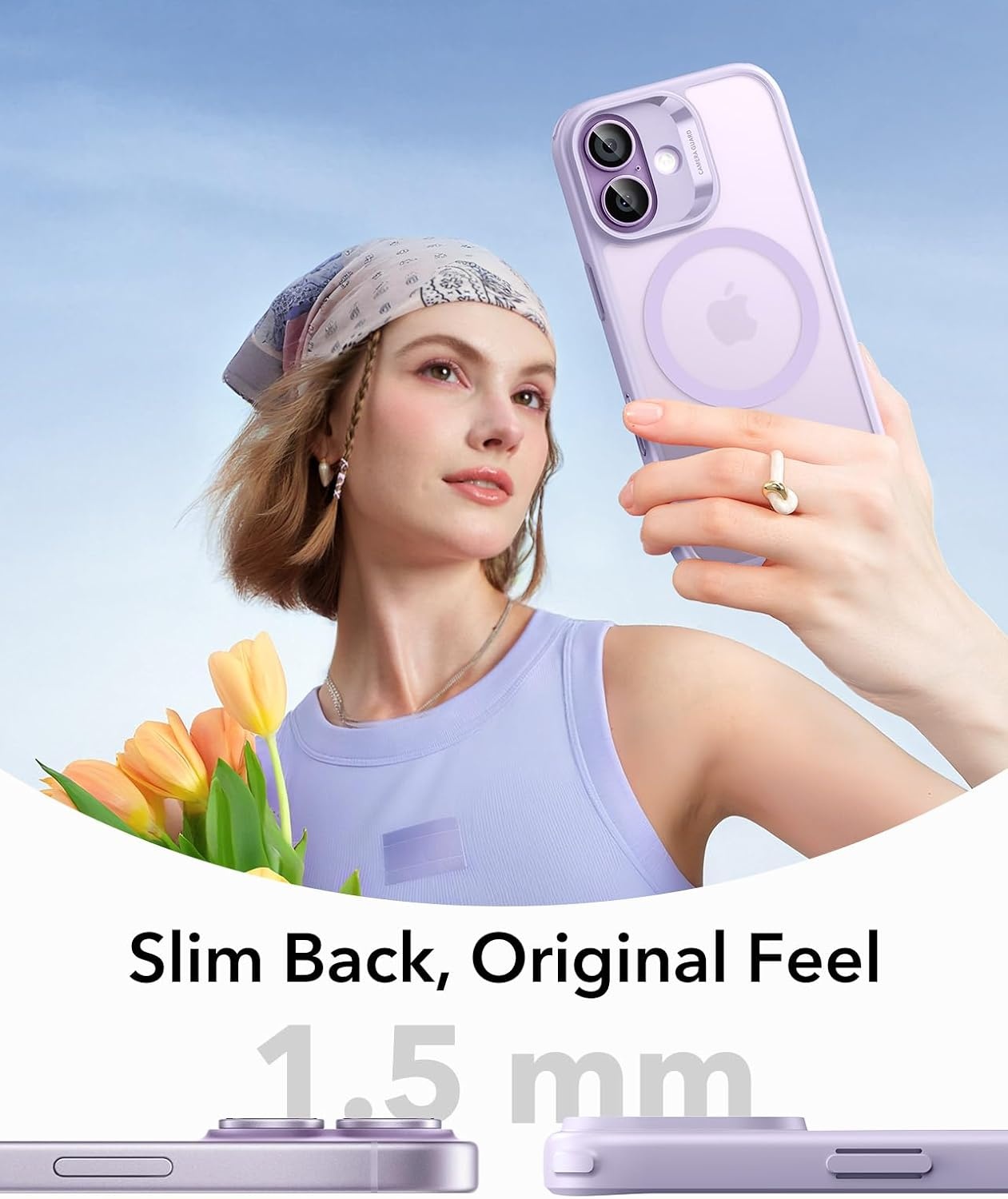 image:imageESR Classic Hybrid for iPhone 18 Pro Max17 Pro Max Case Frosted BurgundyFrosted Light Purple