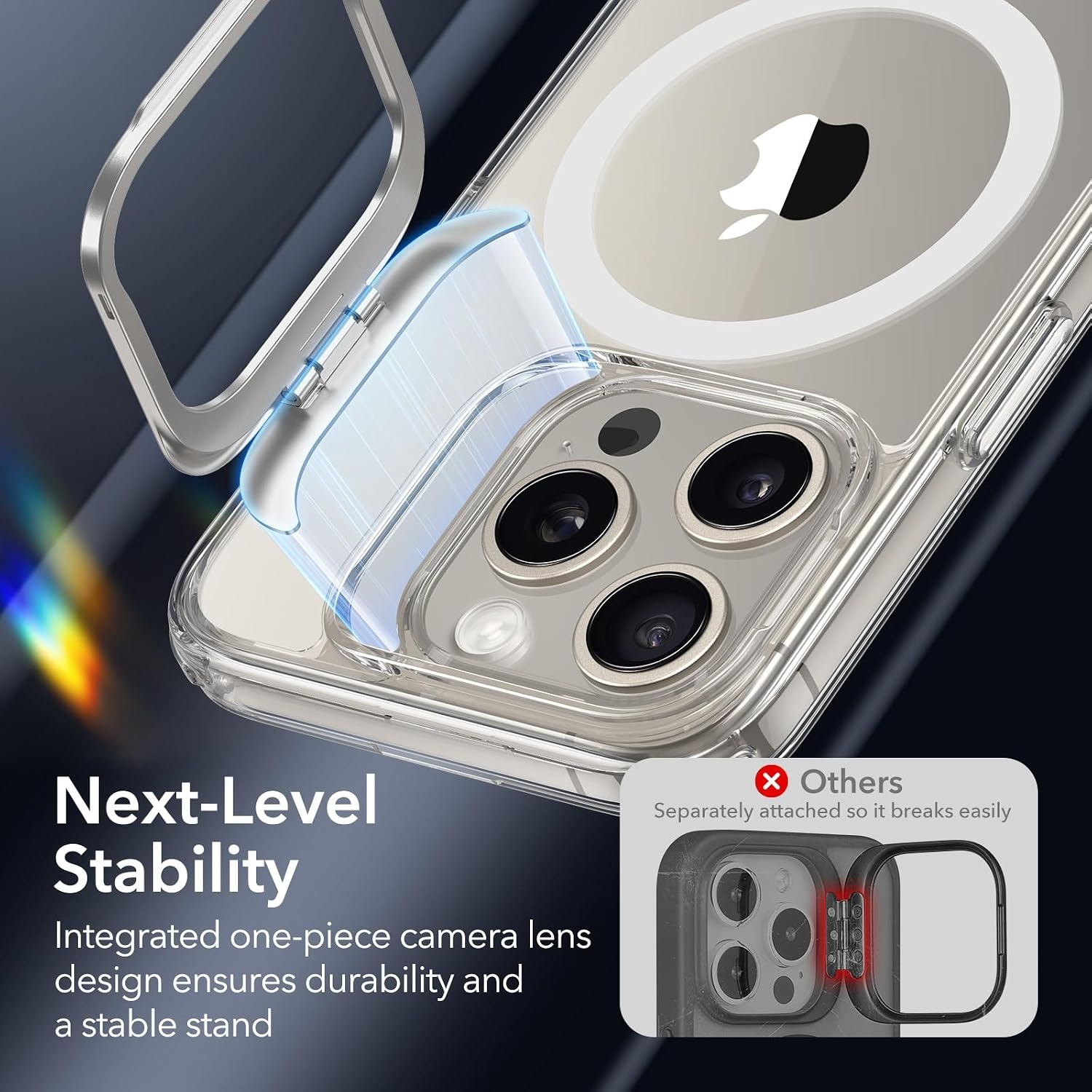 image:imageESR Classic Hybrid for iPhone 18 Pro Max17 Pro Max Case with Flex StandClear