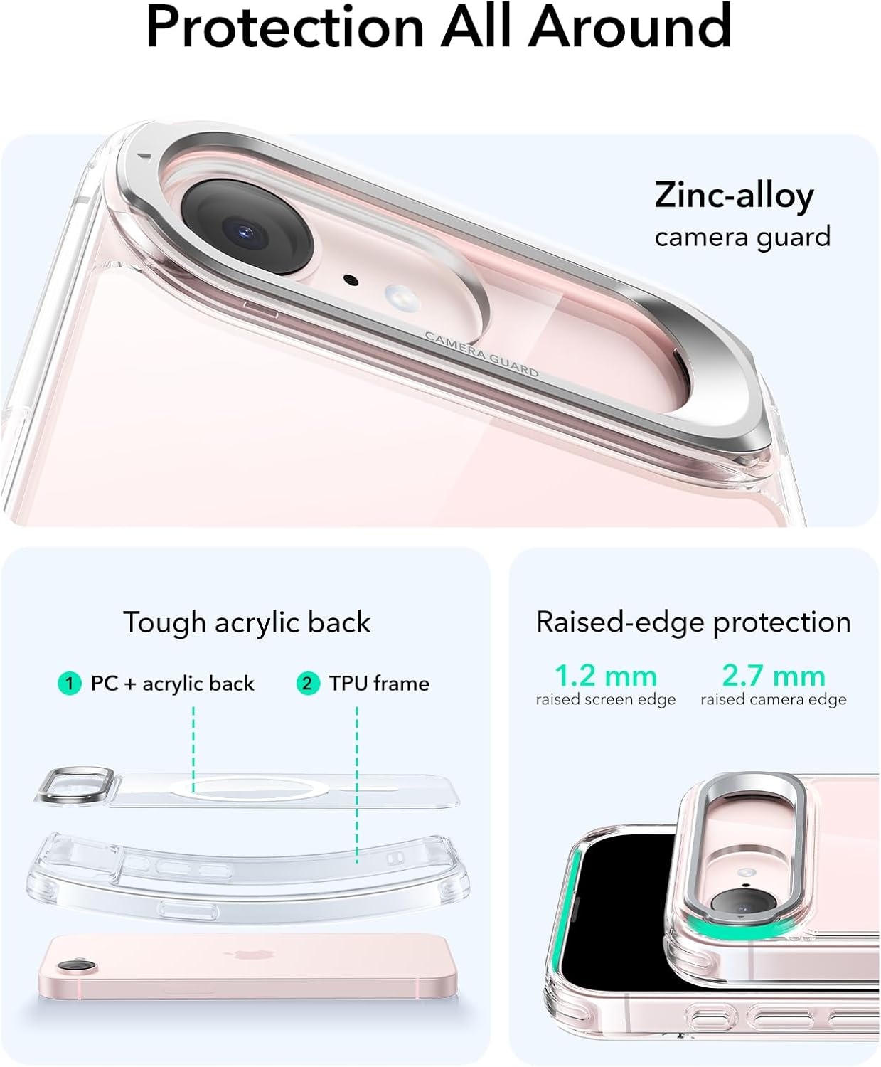image:imageESR Classic Hybrid for iPhone 18 Pro Max17 Pro Max Case with Flex StandClear