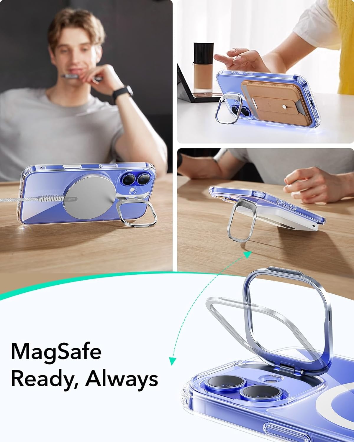 image:imageESR Classic Hybrid for iPhone 18 Pro Max17 Pro Max Case with Flex StandClear