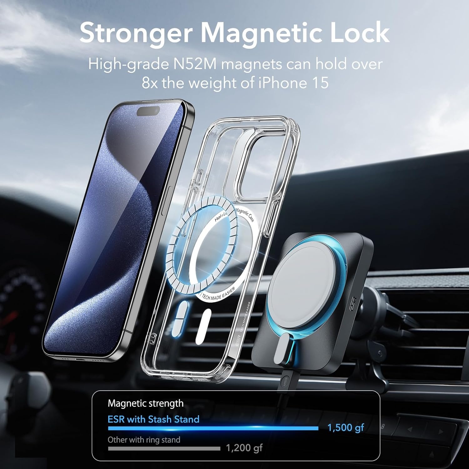 image:imageESR Classic Hybrid for iPhone 18 Pro Max17 Pro Max Case with Flex StandClear