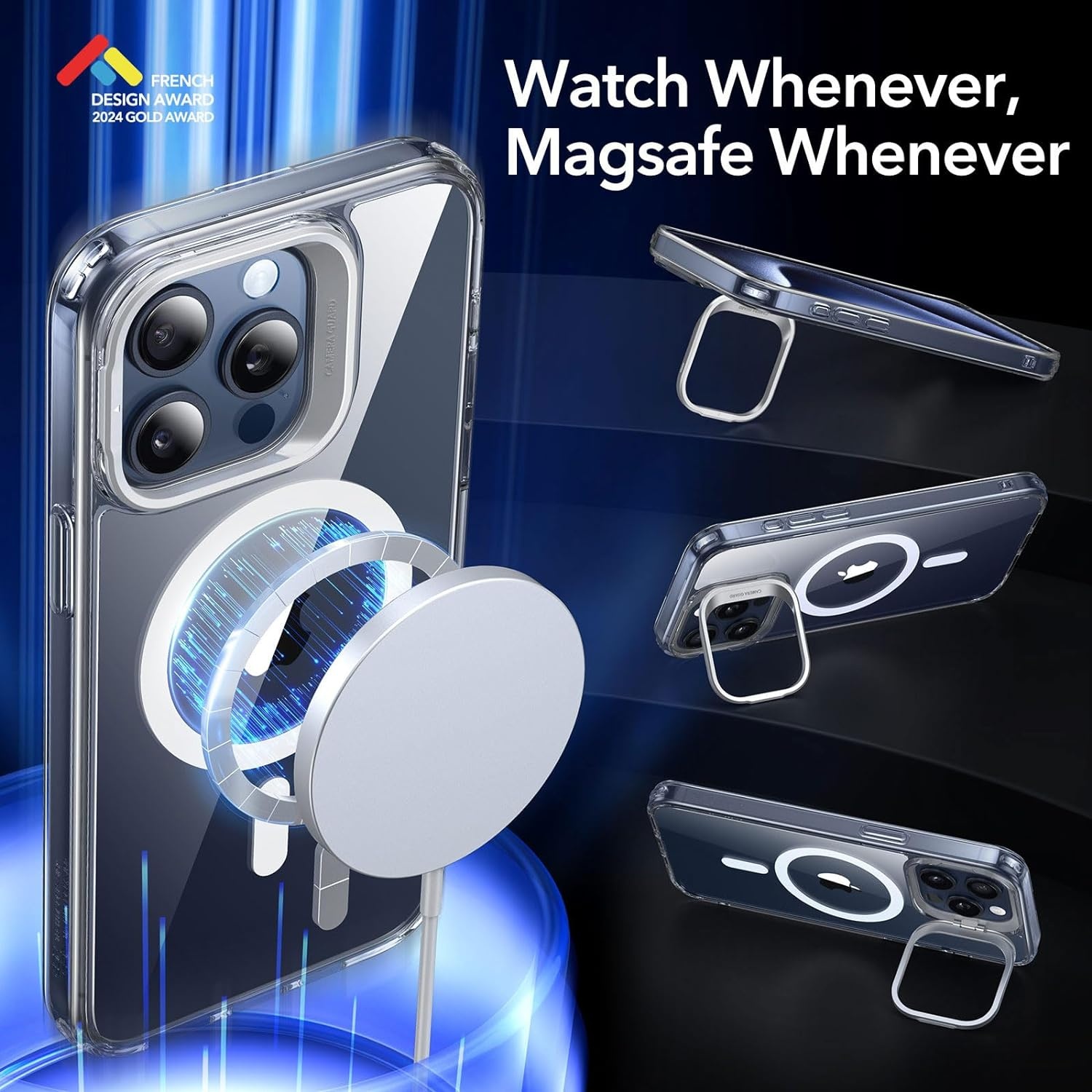 image:imageESR Classic Hybrid for iPhone 18 Pro Max17 Pro Max Case with Flex StandClear