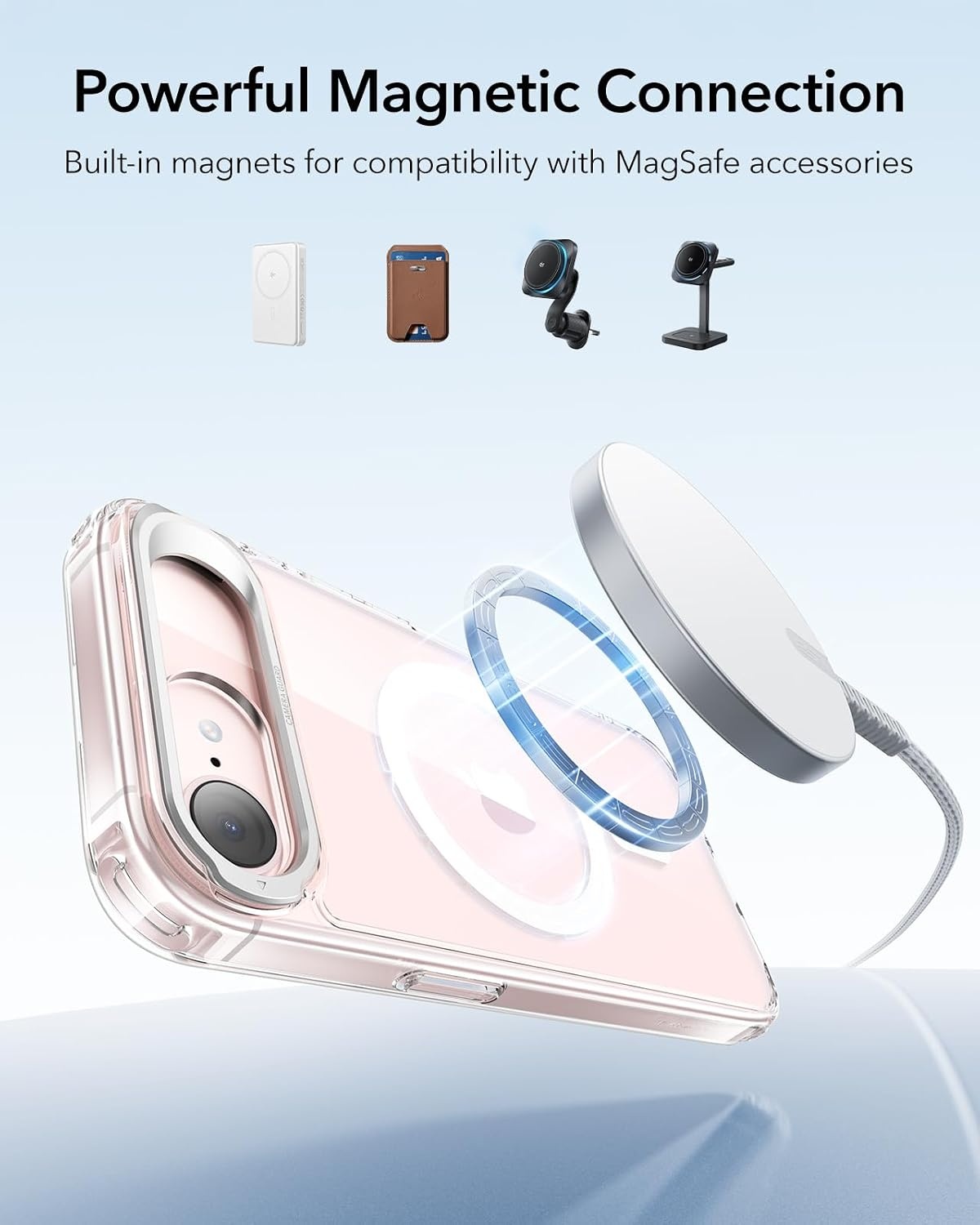 image:imageESR Classic Hybrid for iPhone 18 Pro Max17 Pro Max Case with Flex StandClear