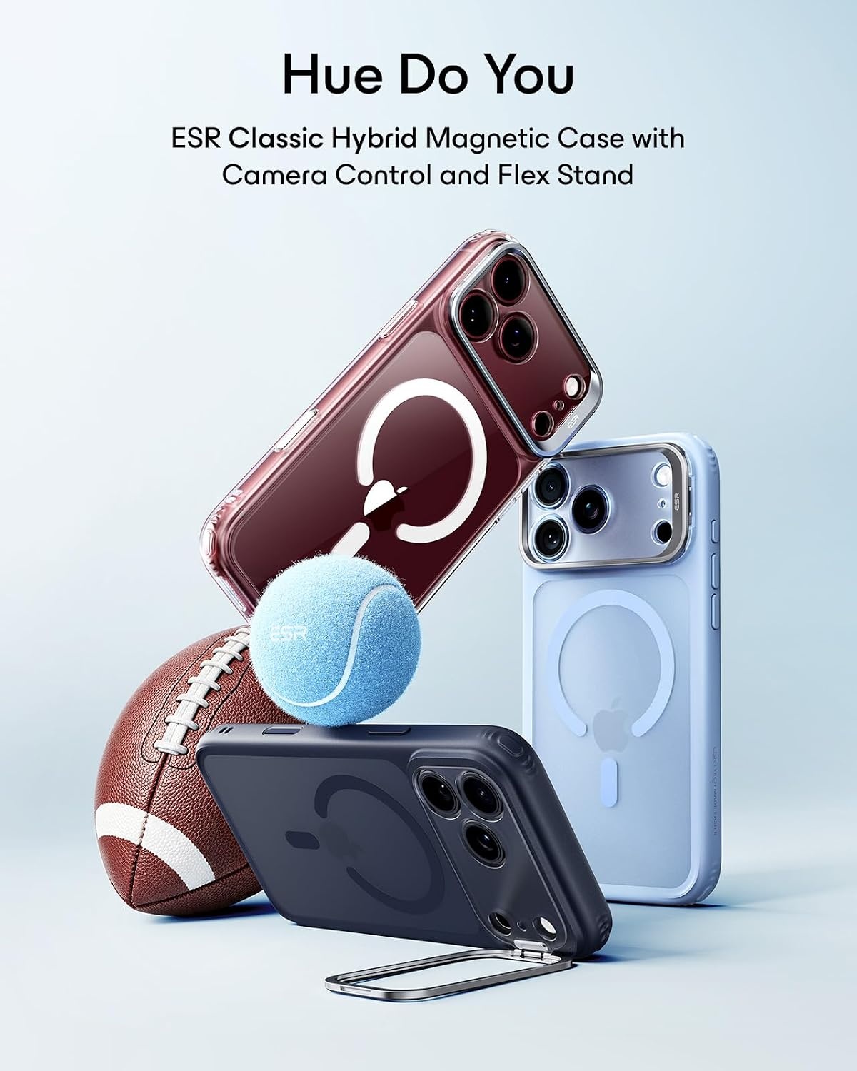 image:imageESR Classic Hybrid for iPhone 18 Pro Max17 Pro Max Case with Flex StandClear