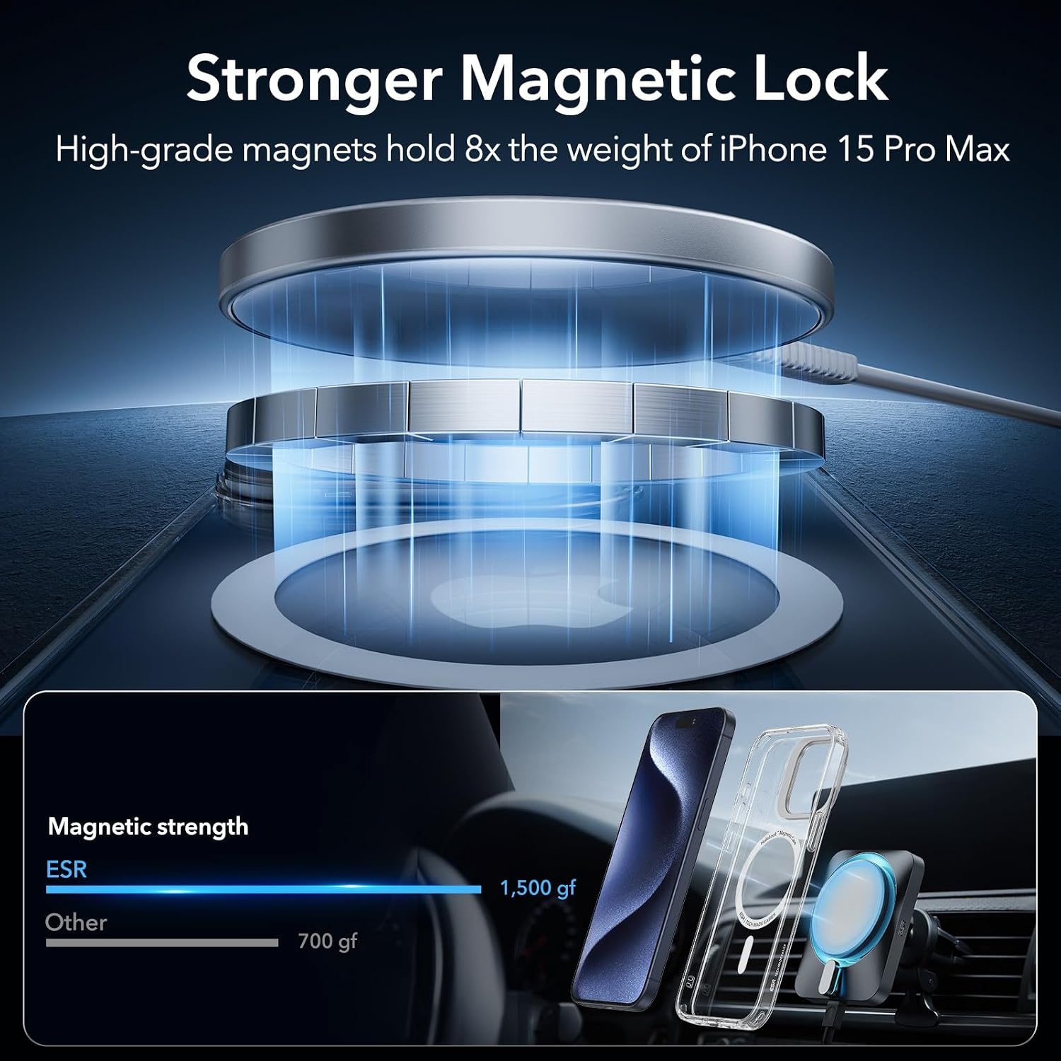 image:imageESR Classic Hybrid for iPhone 18 Pro Max17 Pro Max Case with Flex StandClear