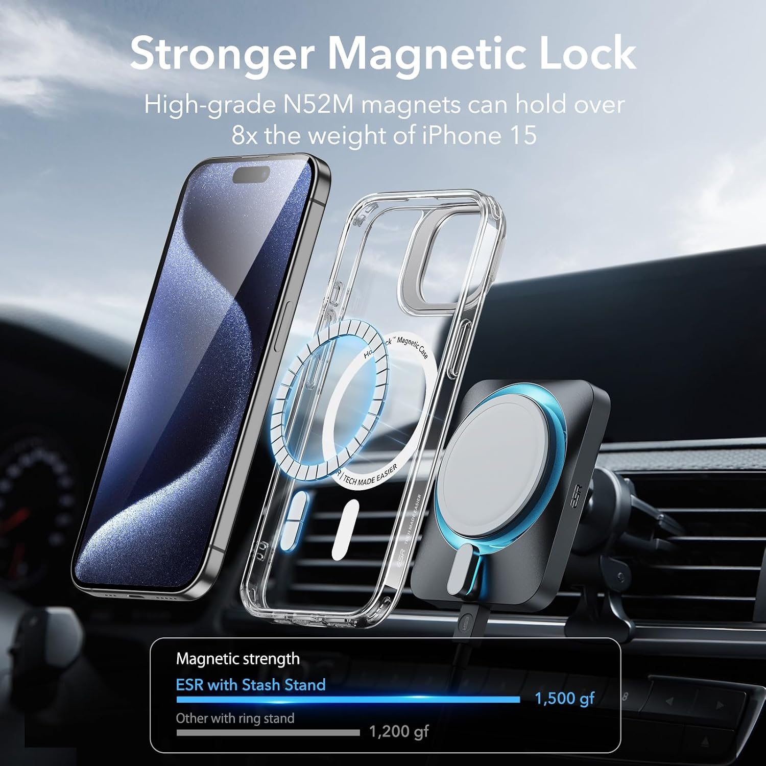 image:imageESR Classic Hybrid for iPhone 18 Pro Max17 Pro Max Case with Flex StandClear