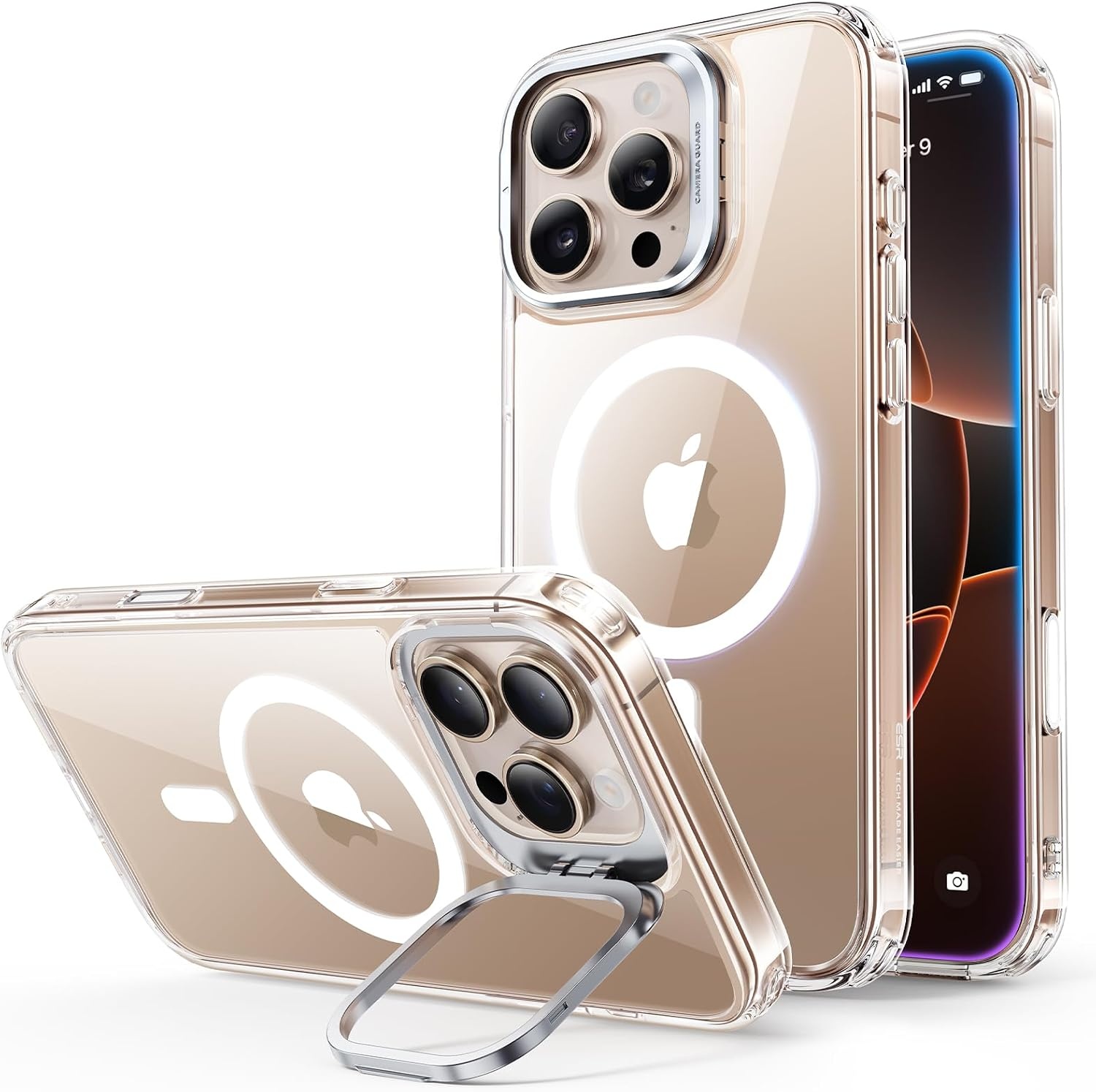 image:imageESR Classic Hybrid for iPhone 18 Pro Max17 Pro Max Case with Flex StandClear