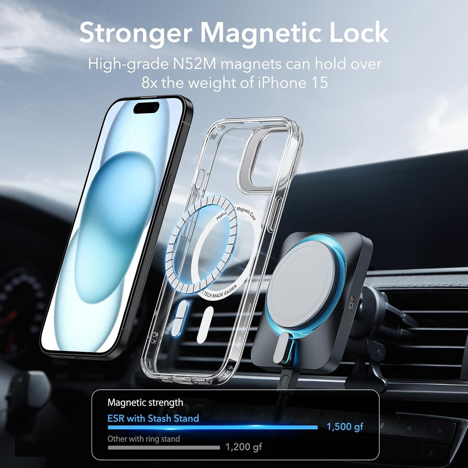 image:imageESR Classic Hybrid for iPhone 18 Pro Max17 Pro Max Case with Flex StandClear